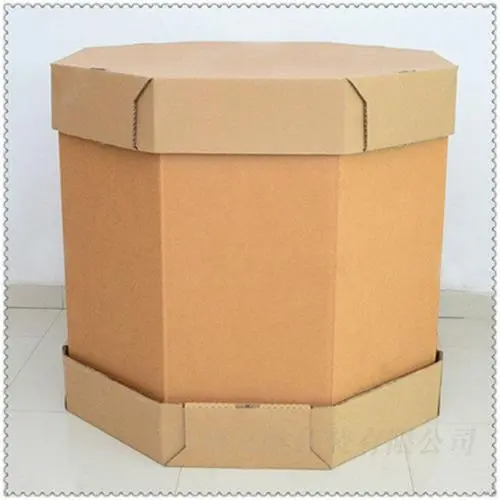 Octagonal corrugated box