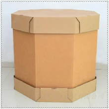 Octagonal corrugated box
