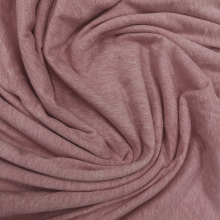 Organic cotton jersey in plant dye (MEDIUM ROSE) 